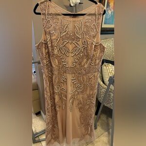 Adrianna Papell Beaded Dress 20W